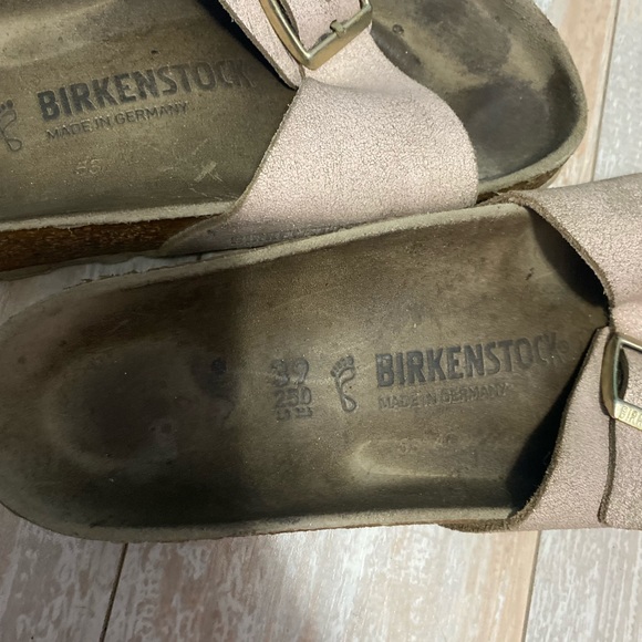 Birkenstock Madrid rose gold size 39